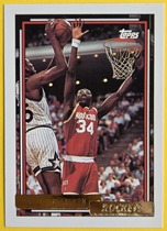 1992 Topps Gold #337 Hakeem Olajuwon