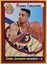 1991 Fleer Rookie Sensations #8 Chris Jackson