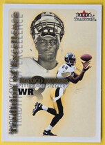 2000 Fleer Tradition Tradition of Excellence #18TE Plaxico Bureess