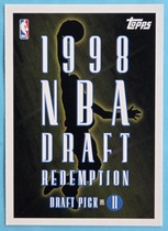 1998 Topps Draft Pick Unredeemed Redemption Card #11 Bonzi Wells