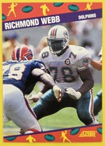 1991 Score National 10 #6 Richmond Webb