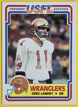 1984 Topps USFL #4 Greg Landry