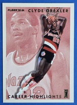 1993 Fleer Drexler Inserts #5 Clyde Drexler
