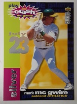 1995 Upper Deck Collectors Choice Crash the Game Silver #CG13 Mark McGwire
