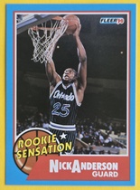 1990 Fleer Rookie Sensations #7 Nick Anderson
