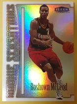 1999 Fleer Tradition Rookie Sensations #12RS Roshown McLeod