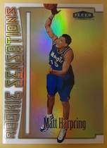 1999 Fleer Tradition Rookie Sensations #6RS Matt Harpring