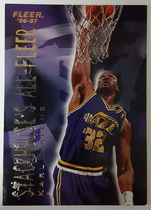 1996 Fleer Stackhouse All-Fleer #7 Karl Malone