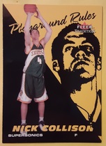 2003 Fleer Tradition Playground Rules #12PR Nick Collison