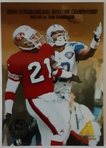 1995 Pinnacle Zenith Second Season #SS17 M.Irvin-D.Sanders