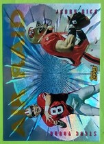1995 Topps Air Raid #AR1 Steve Young|Jerry Rice