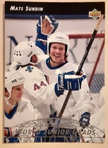 1992 Upper Deck World Junior Grads #WG17 Mats Sundin