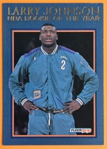 1992 Fleer Larry Johnson #10 Larry Johnson