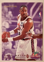 1995 Fleer NBA All Stars #7 Tyrone Hill|Karl Malone