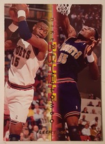 1995 Fleer Double Doubles #8 Dikembe Mutombo