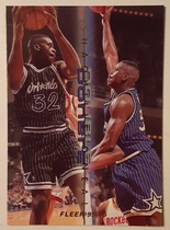 1995 Fleer Double Doubles #10 Shaquille O'Neal