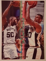1995 Fleer Double Doubles #11 David Robinson