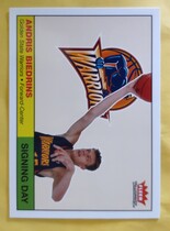 2004 Fleer Tradition Signing Day #10SD Andris Biedrins