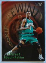 1997 Fleer Rookie Rewind #1 Shareef Abdur-Rahim