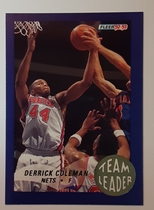 1992 Fleer Team Leaders #17 Derrick Coleman
