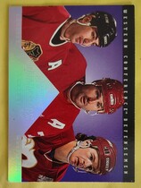 1994 Donruss Dominators #6 Al MacInnis|Chris Chelios|Paul Coffey