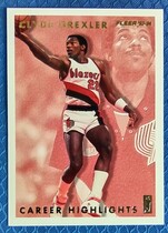 1993 Fleer Drexler Inserts #2 Clyde Drexler
