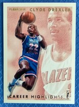 1993 Fleer Drexler Inserts #12 Clyde Drexler