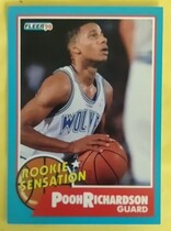 1990 Fleer Rookie Sensations #6 Pooh Richardson
