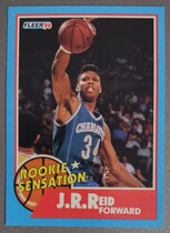 1990 Fleer Rookie Sensations #4 J.R. Reid