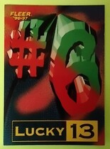 1996 Fleer Lucky 13 Unused Redemption #6 Antoine Walker