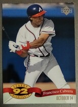 1993 Upper Deck Season Highlights #HI8 Francisco Cabrera