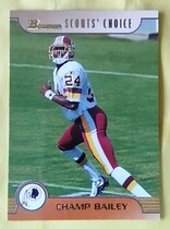 1999 Bowman Scout's Choice #SC2 Champ Bailey