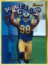 1998 Bowman Scout's Choice #SC3 Grant Wistrom