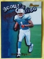 1998 Bowman Scout's Choice #SC4 Kevin Dyson