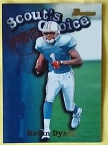 1998 Bowman Scout's Choice #4 Kevin Dyson