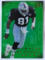 1995 Flair Hot Numbers #2 Tim Brown