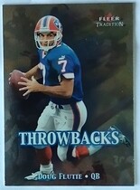 2000 Fleer Tradition Throwbacks #10T Doug Flutie