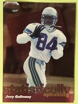 1996 Fleer Statistically Speaking #5 Joey Galloway