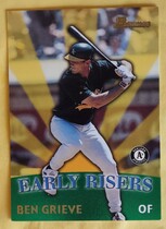 1999 Bowman Early Risers #ER4 Ben Grieve