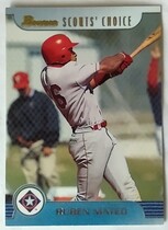 1999 Bowman Scouts Choice #SC1 Ruben Mateo