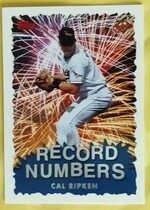 1999 Topps Record Numbers #RN9 Cal Ripken Jr.