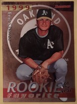 1998 Bowman 1999 ROY Favorites #ROY5 Eric Chavez