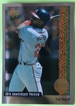 1998 Upper Deck 10th Anniversary Preview #22 Fred McGriff