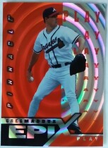 1998 Pinnacle Epix Play Orange #E21 Greg Maddux