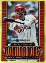 1997 Donruss Dominators #8 Juan Gonzalez