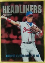 1997 Fleer Headliners #10 Chipper Jones