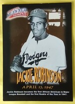 1997 Fleer Million Dollar Moments #17 Jackie Robinson