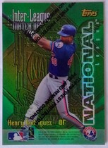 1997 Topps Inter-League Finest Refractors #ILM11 Henry Rodriguez|Joe Carter
