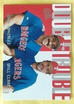 1997 Ultra Double Trouble #10 Juan Gonzalez|Will Clark