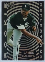 1997 Ultra Rookie Reflections #1 James Baldwin